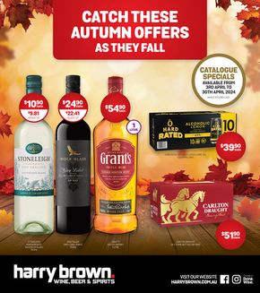 Liquor offers in Samford Village QLD | Catch This Autumn Offers As They Fall in Harry Brown | 03/04/2024 - 30/04/2024