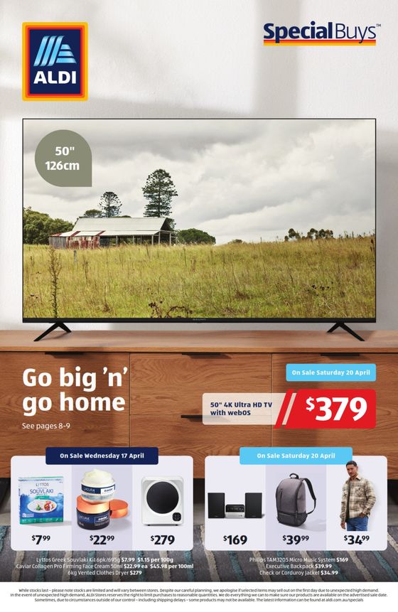 ALDI catalogue in Narooma NSW | ALDI Special Buys | 17/04/2024 - 23/04/2024
