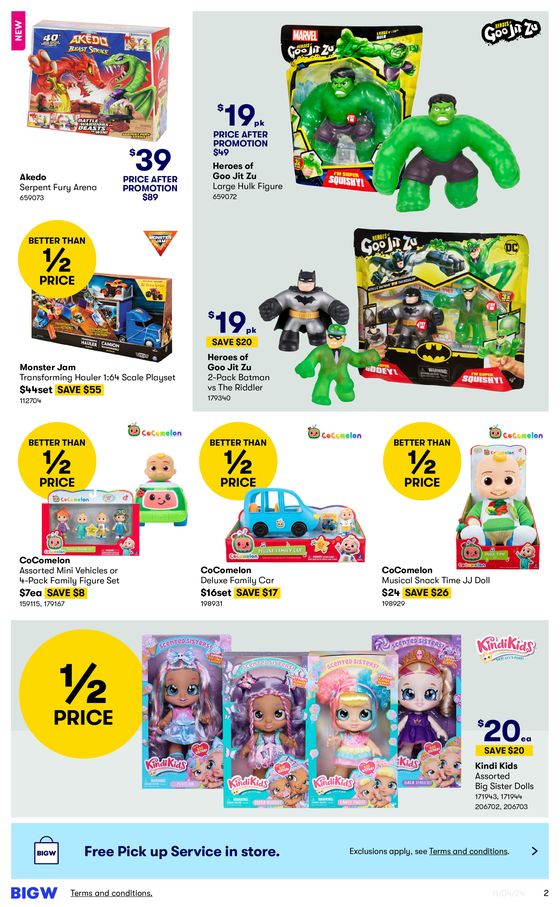 BIG W catalogue in Central Coast NSW | More Ways To Play For Less 11/04 | 11/04/2024 - 24/04/2024
