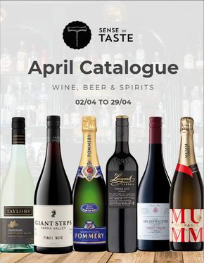 Liquor offers in Palmwoods QLD | Catalogue April in Sense of Taste | 03/04/2024 - 30/04/2024