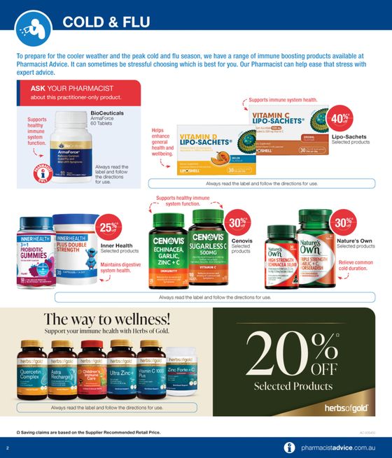 Pharmacist Advice catalogue in Beverley WA | Your Autumn Health | 04/04/2024 - 12/05/2024