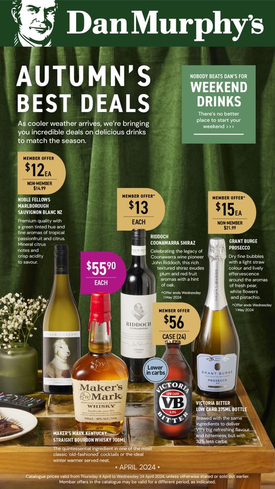 Dan Murphy's catalogue in Adelaide SA | Autumn's Best Deals | 04/04/2024 - 24/04/2024