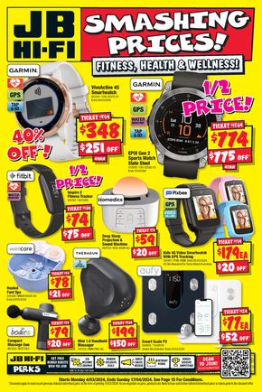 Electronics & Office offers in Hervey Bay QLD | Fitness, Health & Wellbeing! in JB Hi Fi | 04/04/2024 - 17/04/2024