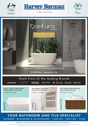 Harvey Norman catalogue in Burnie TAS | April - Everything For Bathrooms | 08/04/2024 - 28/04/2024
