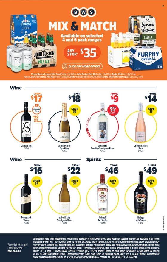 BWS catalogue in Forster NSW | Weekly Specials  | 10/04/2024 - 16/04/2024