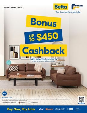 Electronics & Office offers in Pottsville NSW | April Furniture Bedding Catalogue in Betta | 08/04/2024 - 05/05/2024