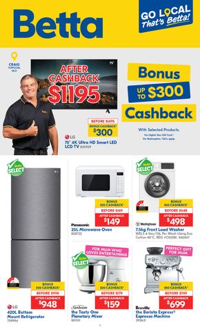 Electronics & Office offers in Parkes NSW | Ideas For Mother's Day in Betta | 08/04/2024 - 21/04/2024