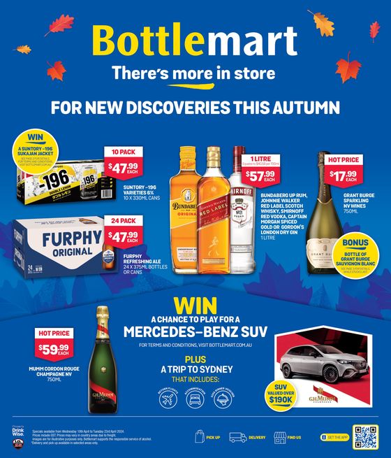 Bottlemart catalogue in Apollo Bay VIC | For New Discoveries This Autumn | 11/04/2024 - 23/04/2024