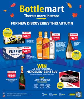 Liquor offers in Bairnsdale VIC | For New Discoveries This Autumn in Bottlemart | 11/04/2024 - 23/04/2024