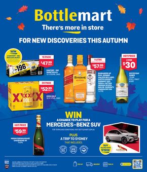 Liquor offers | For New Discoveries This Autumn in Bottlemart | 11/04/2024 - 23/04/2024