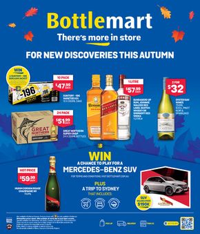 Liquor offers in Perth WA | For New Discoveries This Autumn in Bottlemart | 11/04/2024 - 23/04/2024
