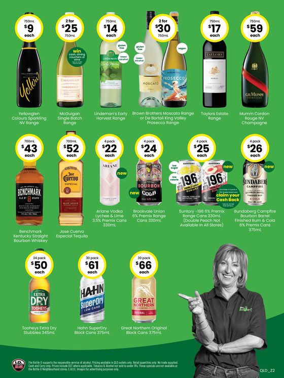 The Bottle-O catalogue in Townsville QLD | Good Value Booze, For Good Value People 15/04 | 15/04/2024 - 28/04/2024