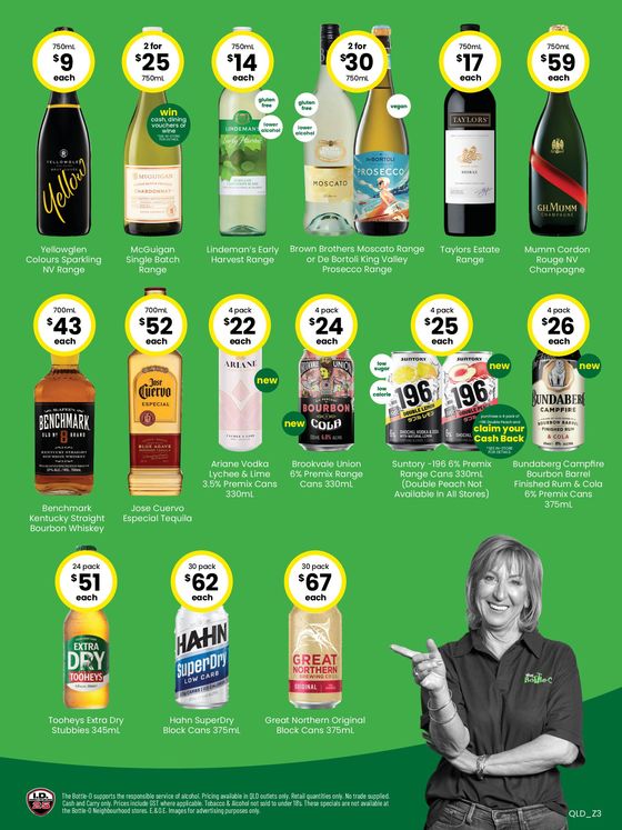 The Bottle-O catalogue in Port Douglas QLD | Good Value Booze, For Good Value People 15/04 | 15/04/2024 - 28/04/2024