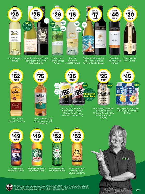 The Bottle-O catalogue in Sydney NSW | Good Value Booze, For Good Value People 15/04 | 15/04/2024 - 28/04/2024