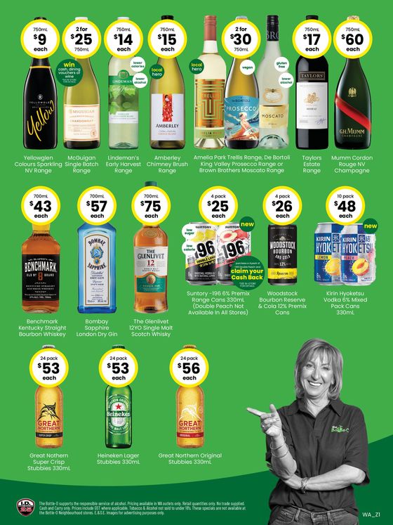 The Bottle-O catalogue in Malaga WA | Good Value Booze, For Good Value People 15/04 | 15/04/2024 - 28/04/2024