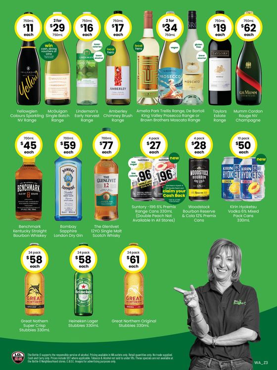 The Bottle-O catalogue in Karratha WA | Good Value Booze, For Good Value People 15/04 | 15/04/2024 - 28/04/2024