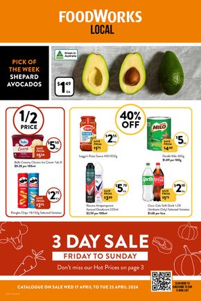 Groceries offers in Glen Eira VIC | Picks Of The Week in Foodworks | 17/04/2024 - 23/04/2024