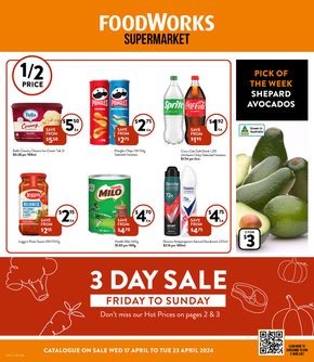 Groceries offers in Bundaberg QLD | Picks Of The Week in Foodworks | 17/04/2024 - 23/04/2024