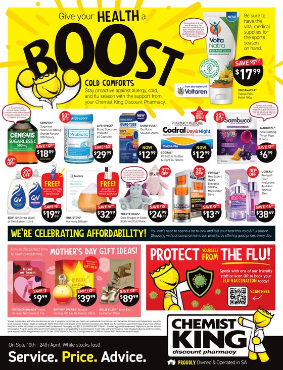 Chemist King catalogue in Adelaide SA | Mother's Day Gift Ideas | 11/04/2024 - 24/04/2024