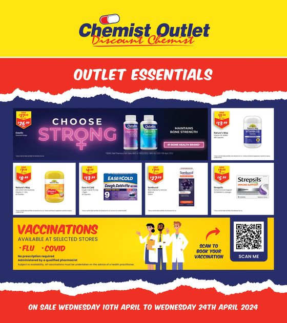Chemist Outlet catalogue in Sydney NSW | Outlet Essentials | 11/04/2024 - 24/04/2024