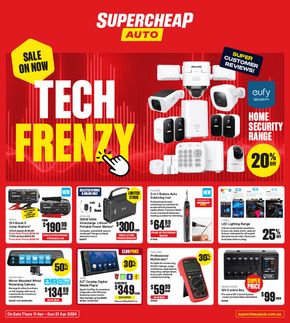 Hardware & Auto offers in Nelson Bay NSW | Tech Frenzy in Supercheap Auto | 11/04/2024 - 21/04/2024