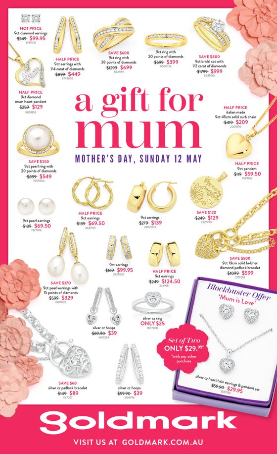 Goldmark catalogue in Greater Dandenong VIC | A Gift For Mum | 15/04/2024 - 12/05/2024