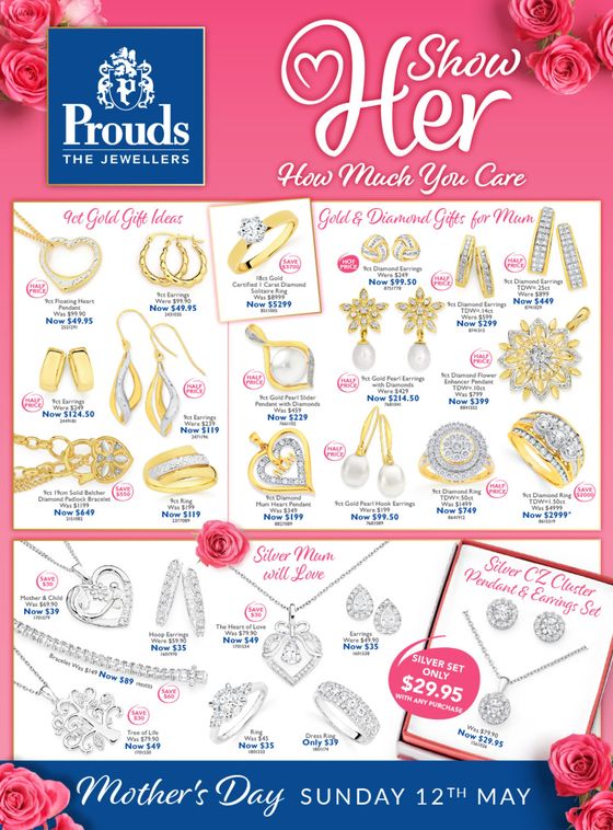 Prouds catalogue in Gold Coast QLD | Show Her How Much You Care | 15/04/2024 - 12/05/2024