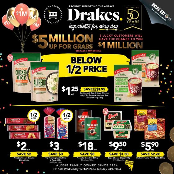 Drakes catalogue in Enfield VIC | Drakes 17/04 | 17/04/2024 - 23/04/2024