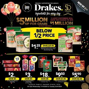 Groceries offers in Strathalbyn SA | Drakes 17/04 in Drakes | 17/04/2024 - 23/04/2024