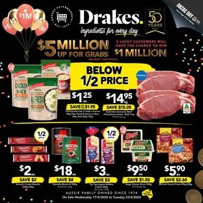 Groceries offers in Yeppoon QLD | Drakes 17/04 in Drakes | 17/04/2024 - 23/04/2024