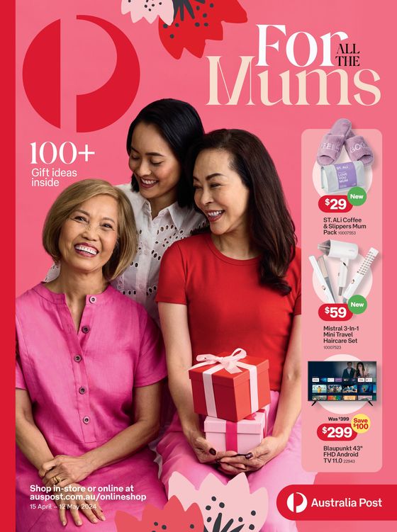 Australia Post catalogue in Mudgee NSW | For All The Mums | 15/04/2024 - 12/05/2024