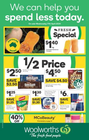 Groceries offers in Buronga VIC | Weekly Specials - 17/04 in Woolworths | 17/04/2024 - 23/04/2024
