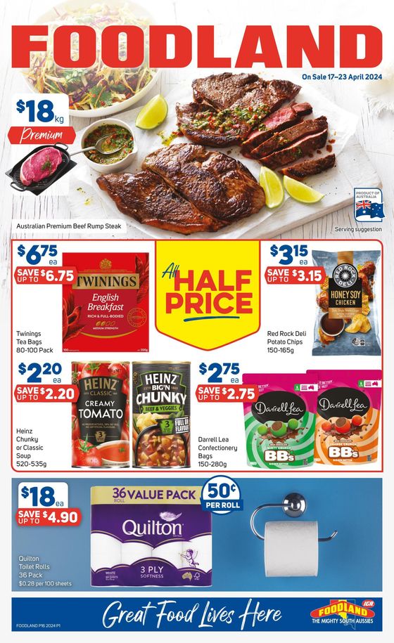 Foodland catalogue in Renmark SA | Weekly Specials | 17/04/2024 - 23/04/2024