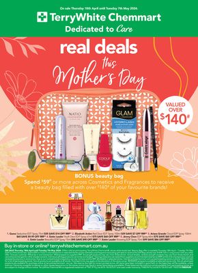 Health & Beauty offers in Millner NT | Real Deals On Your Favourite Brands - Palmerston in TerryWhite Chemmart | 18/04/2024 - 07/05/2024