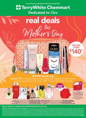TerryWhite Chemmart catalogue in Nambucca Heads NSW | Real Deals On Your Favourite Brands | 18/04/2024 - 07/05/2024