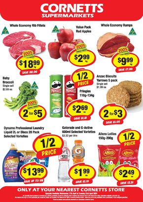 Groceries offers in Gordonvale QLD | Weekly Specials in CORNETTS | 17/04/2024 - 23/04/2024