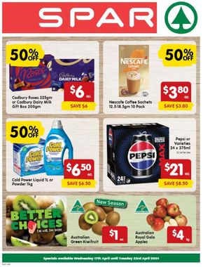 Groceries offers in Innisfail QLD | Spar 17/04 in SPAR | 17/04/2024 - 23/04/2024