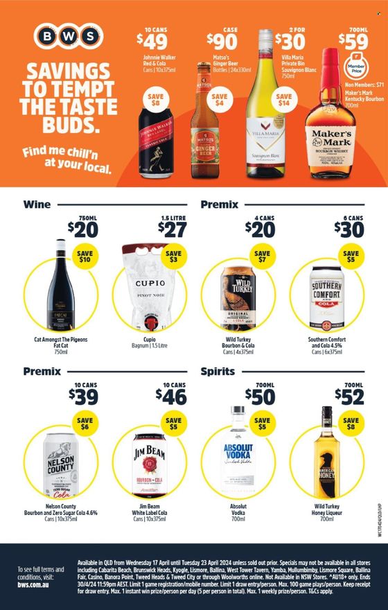 BWS catalogue in Morayfield QLD | Weekly Specials  | 17/04/2024 - 23/04/2024