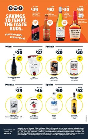 Liquor offers in Gladstone QLD | Weekly Specials  in BWS | 17/04/2024 - 23/04/2024