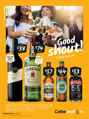 Liquor offers in Dongara WA | Good Shout! 22/04 in Cellarbrations | 22/04/2024 - 05/05/2024