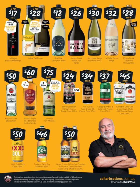 Cellarbrations catalogue in Scottsdale TAS | Good Shout! 22/04 | 22/04/2024 - 05/05/2024