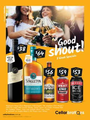 Groceries offers in Maitland SA | Good Shout! 22/04 in Cellarbrations | 22/04/2024 - 05/05/2024