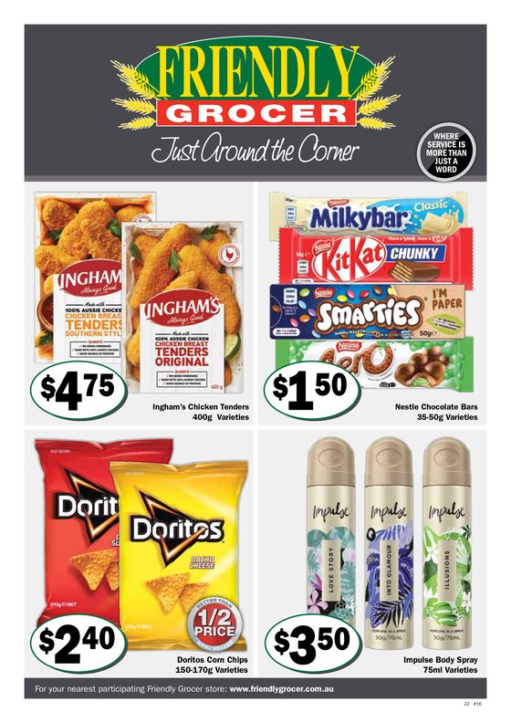 Friendly Grocer catalogue in Parramatta NSW | Just Around The Corner | 17/04/2024 - 23/04/2024