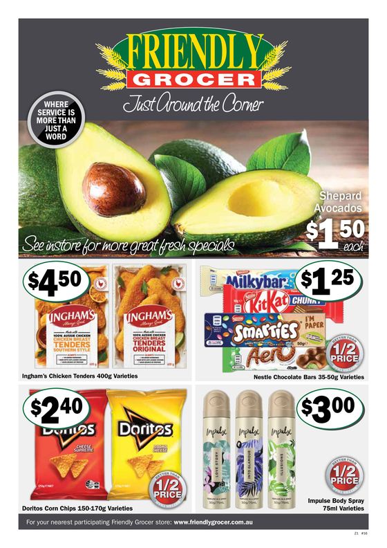 Friendly Grocer catalogue in Jindabyne NSW | Just Around The Corner | 17/04/2024 - 23/04/2024