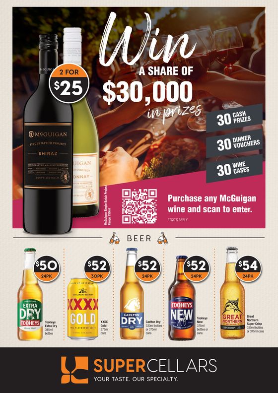 Super Cellars catalogue in Murwillumbah NSW | Your Taste. Our Specialty | 17/04/2024 - 30/04/2024