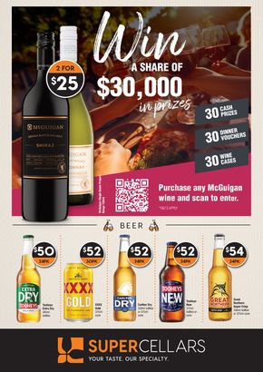 Liquor offers in Killingworth NSW | Your Taste. Our Specialty in Super Cellars | 17/04/2024 - 30/04/2024