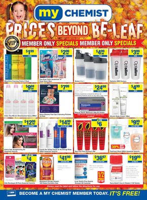 Health & Beauty offers in Moe VIC | Prices Beyond Be-Leaf in My Chemist | 18/04/2024 - 24/04/2024