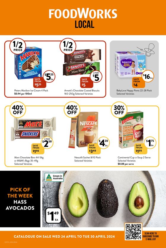 Foodworks catalogue in Urunga NSW | Picks Of The Week | 24/04/2024 - 30/04/2024