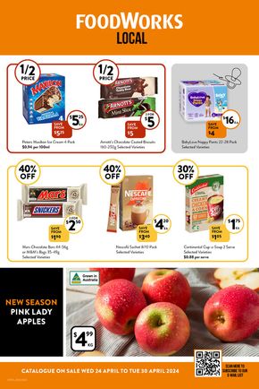 Foodworks catalogue in Gold Coast QLD | Picks Of The Week | 24/04/2024 - 30/04/2024