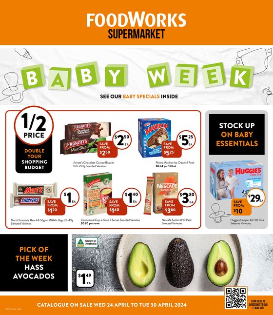 Foodworks catalogue in Kingswood NSW | Picks Of The Week | 24/04/2024 - 30/04/2024